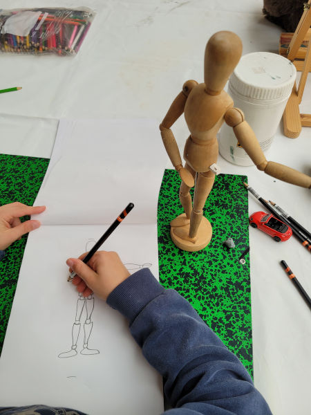 Cours de dessin à Limas Agnès Prigent